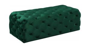 Casey Green Velvet Ottoman Bench by Meridian Furniture