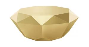 Gemma Gold Stainless Steel Coffee Table by Meridian Furniture