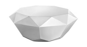 Gemma Silver Stainless Steel Coffee Table by Meridian Furniture