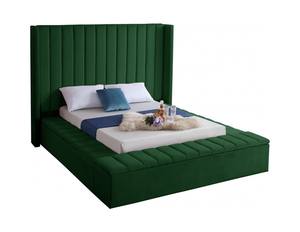 Kiki Green Velvet Bed by Meridian Furniture