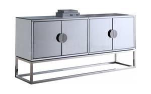 Marbella White Wood Sideboard Buffet by Meridian Furniture