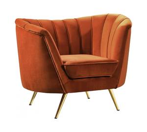 Margo Cognac Velvet Chair by Meridian Furniture