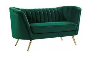 Margo Green Velvet Loveseat by Meridian Furniture