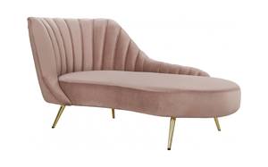 Margo Pink Velvet Chaise Lounge by Meridian Furniture