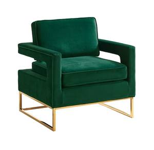 Noah Green Velvet Accent Chair by Meridian Furniture