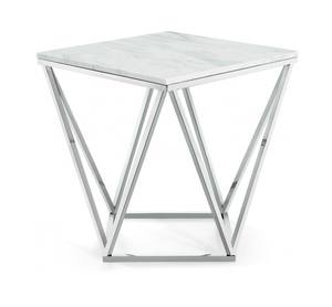 Skyler Chrome Stainless Steel End Table by Meridian Furniture