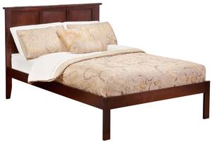 Madison Antique Walnut Platform Bed by Atlantic Furniture