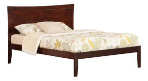 Metro Antique Walnut Platform Bed by Atlantic Furniture