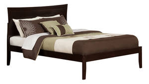 Metro Espresso Platform Bed by Atlantic Furniture