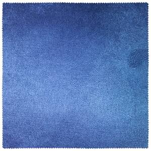 Ibiza Suede Texture Solid Lapis Blue Fabric (per yard)