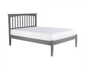 Mission Atlantic Gray Platform Bed by Atlantic Furniture