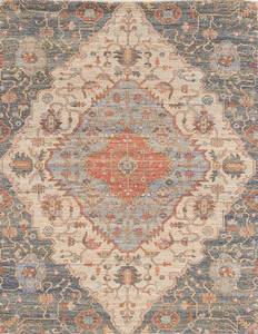 Morris Blue/Red Gramercy Area Rug by KAS Rugs