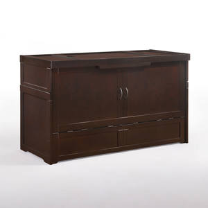 Cube Queen Murphy Cabinet Bed Stonewash by Night & Day Furniture