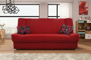 Natalia Red Sofa Sleeper by Skyler Designs