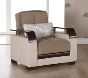 Natural Naomi Light Brown Chair by Bellona