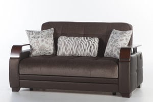 Natural Prestige Brown Loveseat by Bellona
