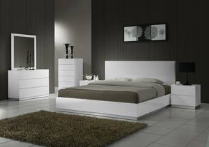 Naples White Bedroom Set by J&M Furniture