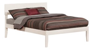 Orlando White Platform Bed by Atlantic Furniture