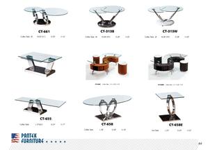 CT 658 E Silver Coffee Table by Pantek Furniture