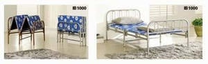 IB 100 Twin Size Folding Iron Bed by Pantek Furniture