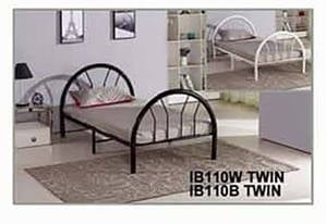 IB 110 Twin Size Iron Bed by Pantek Furniture