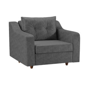 [Floor Sample] Leo Chair Bed Dark Gray Fabric by Prestige Furnishings