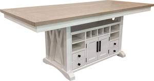 Americana Modern Dining Island Counter Height Table w/18 Inch Butterfly Leaf by Parker House Furniture
