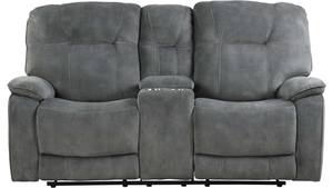 Cooper Shadow Grey Manual Console Loveseat by Parker House Furniture