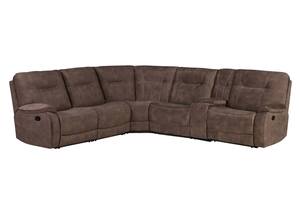 Cooper Shadow Brown 6pc Package Recliner Sofa by Parker House Furniture
