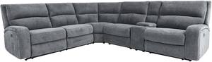 Polaris Bizmark Grey 6pc Sofa Set by Parker House Furniture