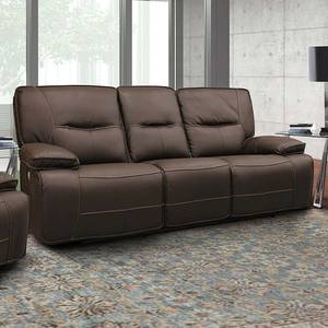 Spartacus Chocolate Power Sofa by Parker House Furniture