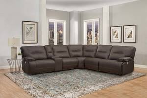 Spartacus Chocolate 6pc Sofa Set by Parker House Furniture