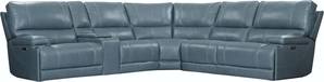 Whitman Verona Azure Power Recliner Sectional by Parker House Furniture