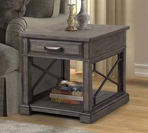 Sundance Smokey Grey End Table by Parker House Furniture