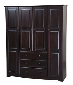 Family 4-Door Wardrobe by Palace Imports