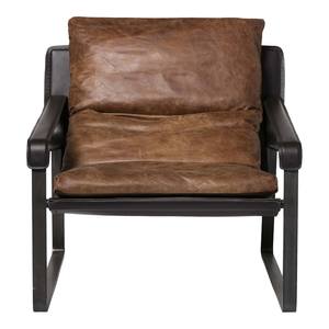 Connor Club Chair Open Road Brown Leather by Moe's Home Collection
