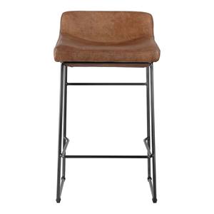 Starlet Counter Stool Open Road Brown Leather (Set of 2) by Moe's Home Collection