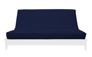 Premium Solid Navy Futon Cover by Prestige