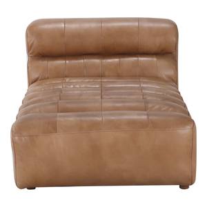 Ramsay Leather Chaise Tan by Moe's Home Collection
