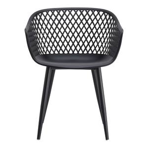 Piazza Outdoor Chair Black (Set of 2) by Moe's Home Collection