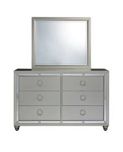 Riley Silver Mirror by Global Furniture