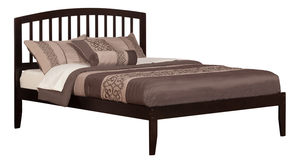 Richmond Espresso Platform Bed by Atlantic Furniture