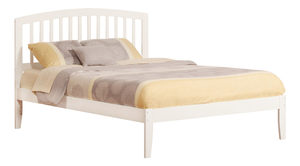 Richmond White Platform Bed by Atlantic Furniture