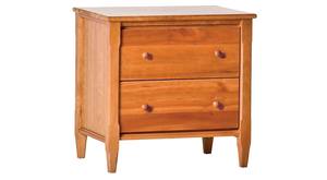 Shaker 2 Drawer Nightstand Natural by Comfort Pure