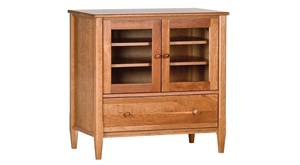 Shaker 34 Inch Deluxe Media Cabinet Natural by Comfort Pure