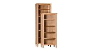 Shaker 72 Inch Media Towers Natural by Comfort Pure