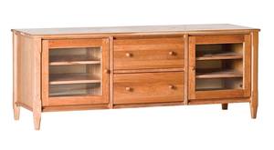 Shaker 65 Inch Standard Media Cabinet Natural by Comfort Pure