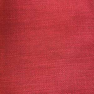 Sample Swatch for Sachi Red Linen-Like Texture Fabric by Prestige
