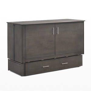 Sagebrush Queen Murphy Cabinet Bed Stonewash by Night & Day Furniture