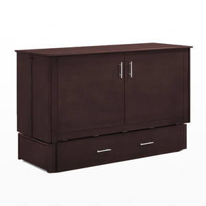 Sagebrush Queen Murphy Cabinet Bed Dark Chocolate by Night & Day Furniture